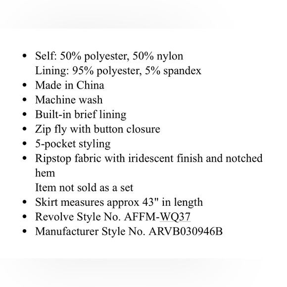 Revolve Bianca skirt - Picture 6 of 7